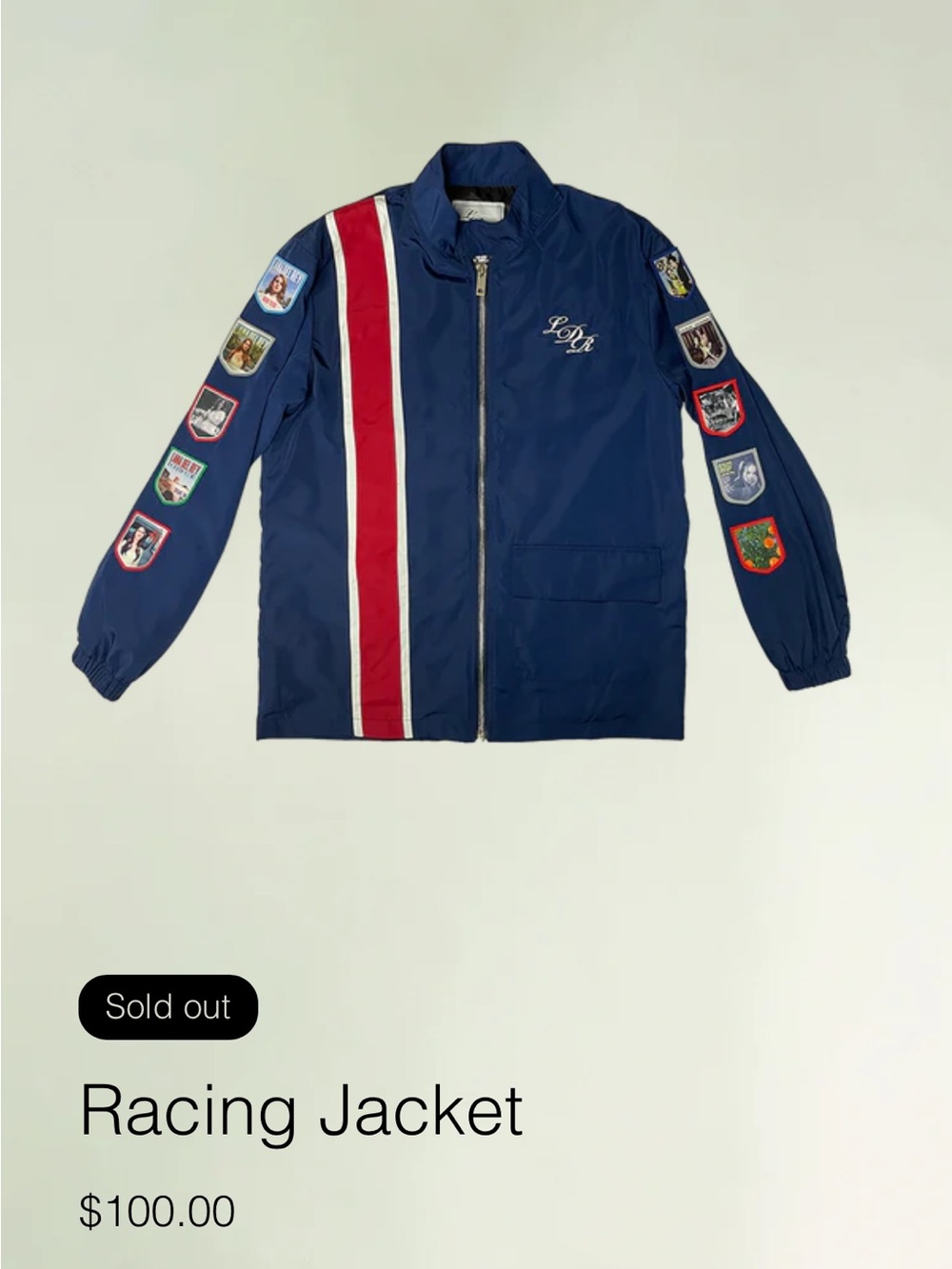 Lana Del Rey Limited Edition Racing Jacket - Picture 4 of 7